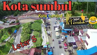 vidio drone kota sumbul leter s