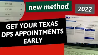 GET YOUR TEXAS DRIVERS LICENSE DPS APPOINTMENTS EARLY IN 2022 NEW METHOD