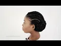 How To Do Goddess Braids With Weave Extensions On Natural Hair Supplies Tutorial Part 1