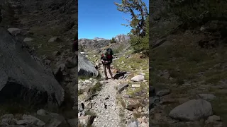 John Muir Trail Day 3 – Thousand Island Lake and Garnet Lake with high winds #hiking