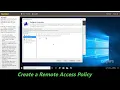 7 1 4 Create a Remote Access Policy TestOut Lab only for learning purpose