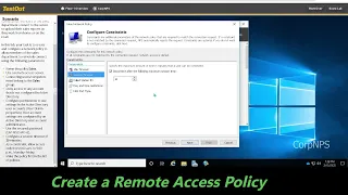 7 1 4 Create a Remote Access Policy TestOut Lab only for learning purpose