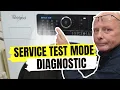 Whirlpool Zen Washing Machine Test Mode \u0026 Service to run Diagnostic Procedure