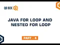 Java For Loop and Nested For Loop Part 4 QO-BOX