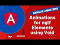 30 How to apply Animation for ngIf Elements using Void State Trigger in Angular 16 Animations