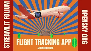 Real-Time Flight Tracker with Python Streamlit Live Flight Map Using OpenSky API