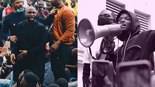 davido secures protesters release deplorable state of the nigerian police hostels wizkid protests