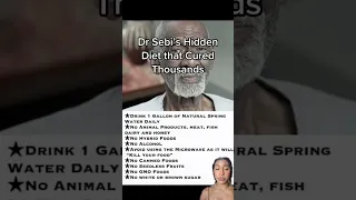 Dr Sebi s hidden diet that cured thousands