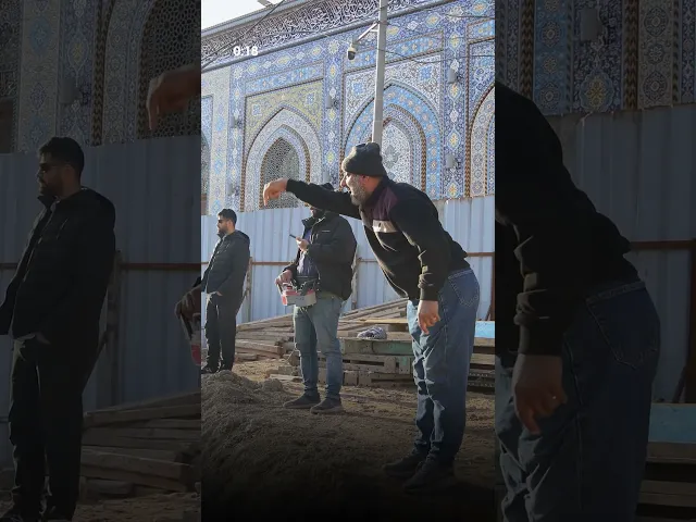 ⁣المهندس المقيم يكشف تفاصيل محطة المياه المنفذة قرب مقام الإمام المهدي