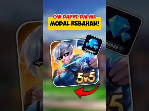 GW DAPET DIAMOND ML MODAL REBAHAN! π± #shorts #gaming