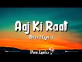 Lagu Aaj Ki Raat (Lyrics) Stree 2 | Madhubanti, Sachin, Divya, Tamannaah, Rajkummar Rao #vevo #lyrics
