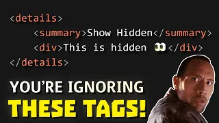 Stop Writing Boring HTML 5 Tags You re Ignoring