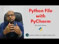 Python Tutorial for Beginners Working with PyCharm Run Debug Trace py file