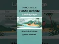 Travel Website Using HTML CSS and Javascript Step by Step Tutorial Fast Code
