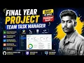 Final Year Project 2026 Team Task Manager Using Python Flask Full Stack Web App
