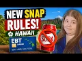 Hawaii EBT Update 2026 What Foods Drinks Are Still Allowed