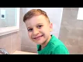 Brush your teeth song with Diana and Roma