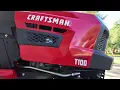 Craftsman T100 3 Year Review Tractor Lawn Mower Sequoia