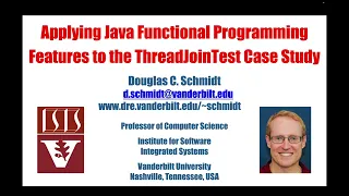 Applying Java Functional Programming Features to the ThreadJoinTest Case Study