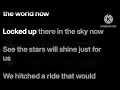 space-me and you versus the world (Karaoke version)