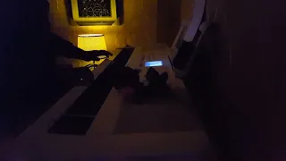 مقطع من موسيقى اغنيه  مشتاقلك موت  موسيقى بيانو   عزف علي الوردي  دندنها
