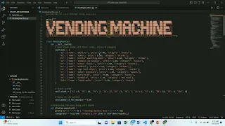 Technical Description of Python Code Vending Machine