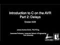 Introduction to C on the AVR -