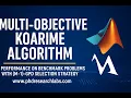 Multi-Objective KOARIME Algorithm - Performance on Benchmark Problems with M 1 -GPD Selection Strat