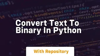 convert text to binary in python