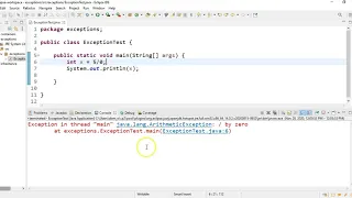 Exception Handling Part 1