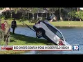 SUV pulled from retention pond in Deerfield Beach