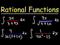 Indefinite Integral of Special Rational Functions Using the Table of Integrals Formula Sheet