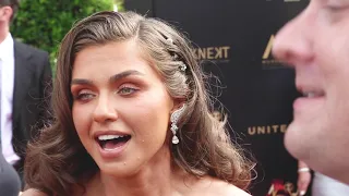 On the 2019 Daytime Emmys Red Carpet Days of our Lives Victoria Konefal
