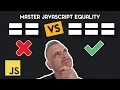 Mastering JavaScript Equality vs Object Comparison Pitfalls