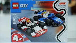 LEGO City 60464 F1 Williams Racing & Haas F1 Race Cars - LEGO Speed Build Review
