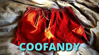 COOFANDY Men s Swim Trunks Dark Red - Review