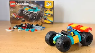 I made a futuristic buggy with the Lego Creator set 31101