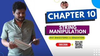 STRING MANIPULATIONS IN PYTHON ONE SHOT STRINGS CBSE CLASS XI XII PYTHON PART 03