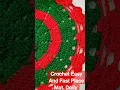 Crochet Easy and Fast Pattern For Christmas Doily Placw Mat Pot Holder And More Beginners Friendly