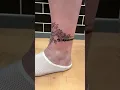 Pretty Floral Ankle Tattoo By Lady grimm