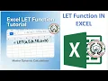 Master the LET Function in Excel Simplify Complex Formulas Easily