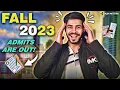 Fall 2023 admits are out ASU RIT UMass Amherst IIT