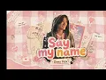 SAY MY NAME - DIMO REX | LOOP 30 MINUTS | song lyrics #dimorex #fypシ #lyrics #lyricsvideo 