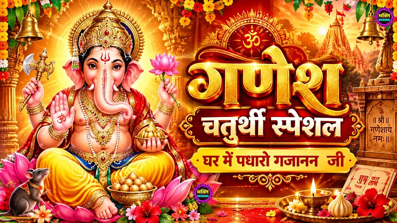 घर में पधारो गजानन | Ghar Me Pdharo Gjanan | ॐ गं गणपतये नमो नमः गणेश जी के भजन 2026