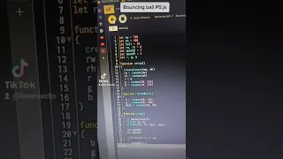 Bouncing ball P5 js