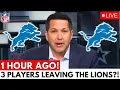 NFL BOMBSHELL LIONS CUT 3 STAR PLAYERS AND STUN FANS WITH SURPRISE ROSTER MOVE LIONS NEWS