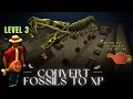 OSRS - TURN FOSSILS INTO EXP LAMPS