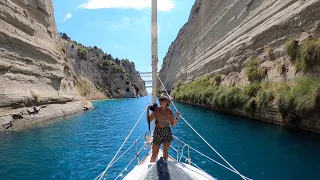 Most Expensive Canal in the World to Transit on a Sailboat … Corinth Canal – Ep. 63