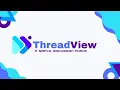 ThreadView - A simple Discussion Forum php MySql Project Overview