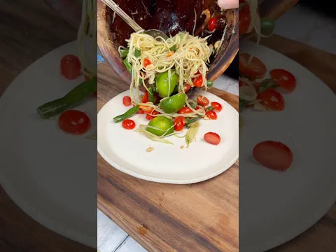 first time making som tum, how did i go?